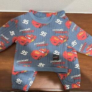 Disney Cars Red and Blue Kids Matching Set